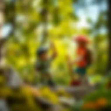 Outdoor adventure fostering exploration