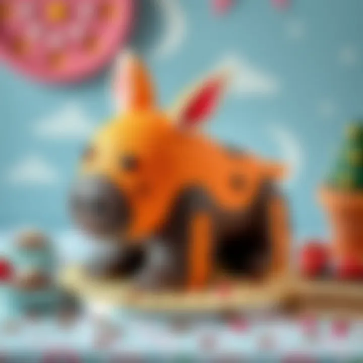 Animal-shaped cake designs for kids