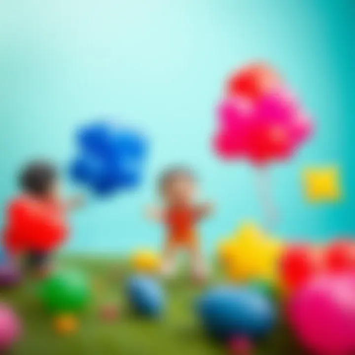 Creative variations of balloon games for children