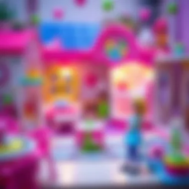 Inspiring Creativity Through Barbie Playsets Colorful Barbie-themed playset encouraging creativity