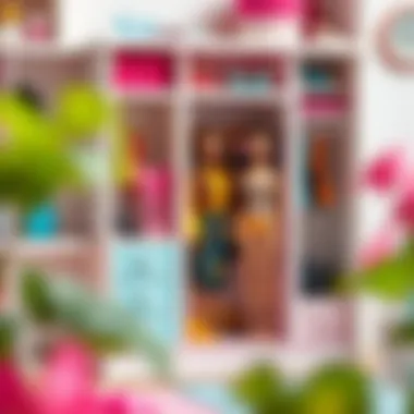 Creative Barbie Wardrobe with Accessories Creative Barbie wardrobe with fun accessories
