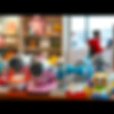 Different brands of baby air machines on display