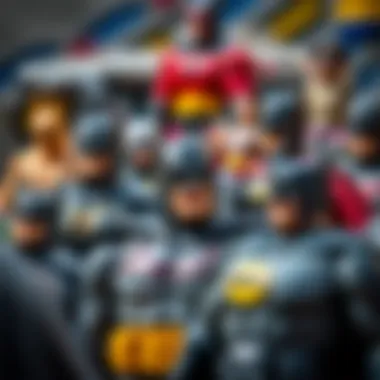 Diverse Types of Batman Toys A collection of Batman toys showcasing various types