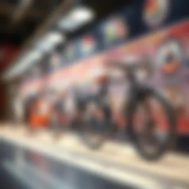 Historical evolution of bicycles showcased on a timeline