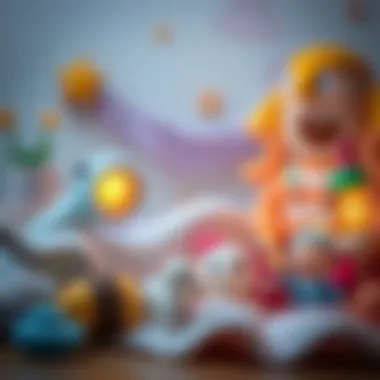 Creating Calm: The Importance of Environment in Soothing A serene environment with soft lighting and calming elements for a crying baby.