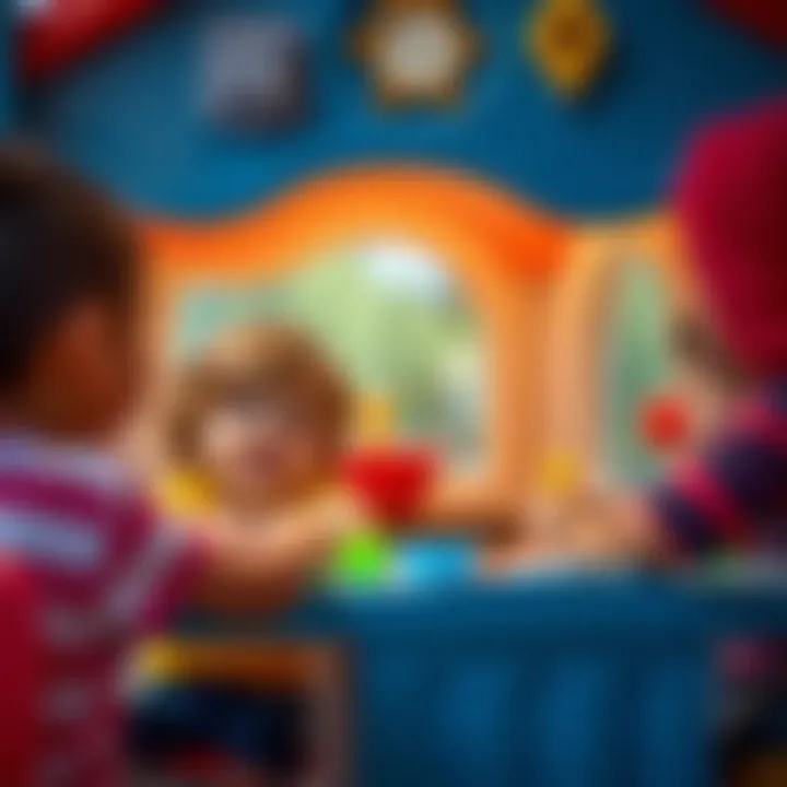 Children Enjoying Their Playhouse Experience Children enjoying their playhouse experience