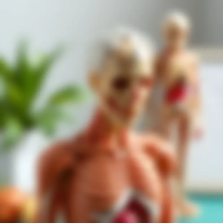 Educational toy featuring anatomical models