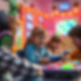 Children engaged in fun web games