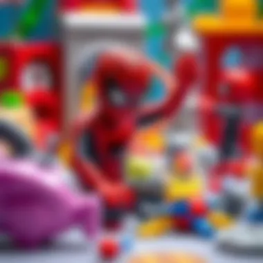 Unleashing Creativity through Play Creative play with Spider-Man themed toys
