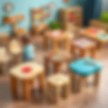 Variety of Wooden Activity Table Designs Diverse designs of wooden activity tables