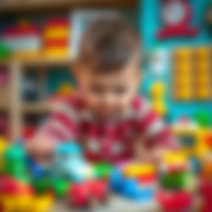 Parents selecting educational toys for their children