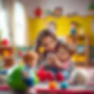 Engaging Playtime with a Mobile Parent interacting with child and mobile