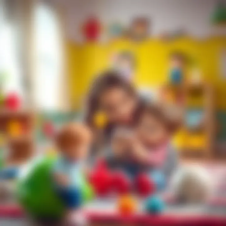 Engaging Playtime with a Mobile Parent interacting with child and mobile