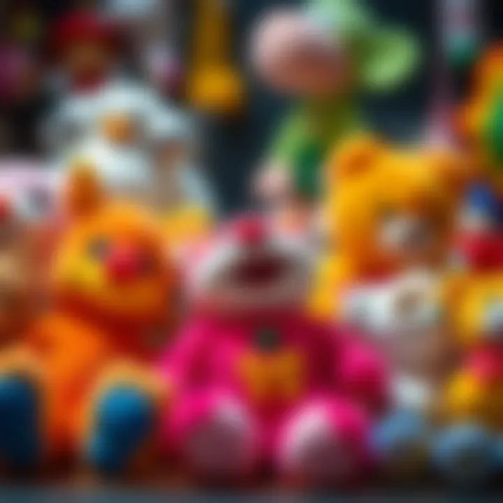 A selection of colorful and safe plush toys, emphasizing the importance of safety in children's toys.