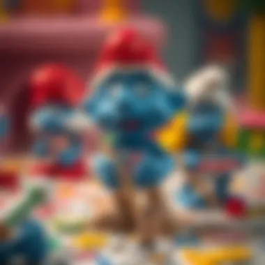 Educational benefits of Smurfs stickers in child development