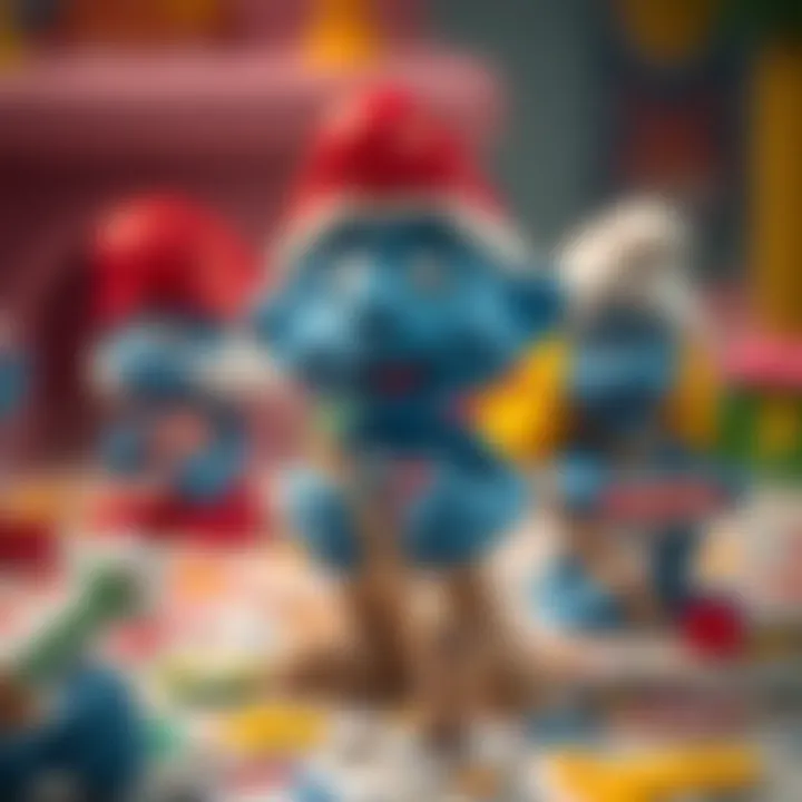 Educational benefits of Smurfs stickers in child development