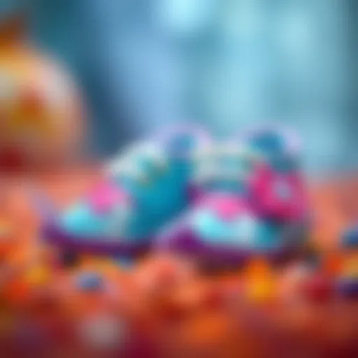 Colorful Elsa shoes for children