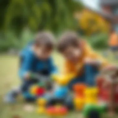 Active Playtime Essentials Boys engaging in outdoor activities with toys