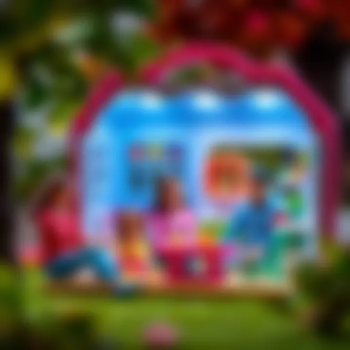 Family Benefits of Barbie's Portable House A family exploring the benefits of choosing Barbie's portable house for their children