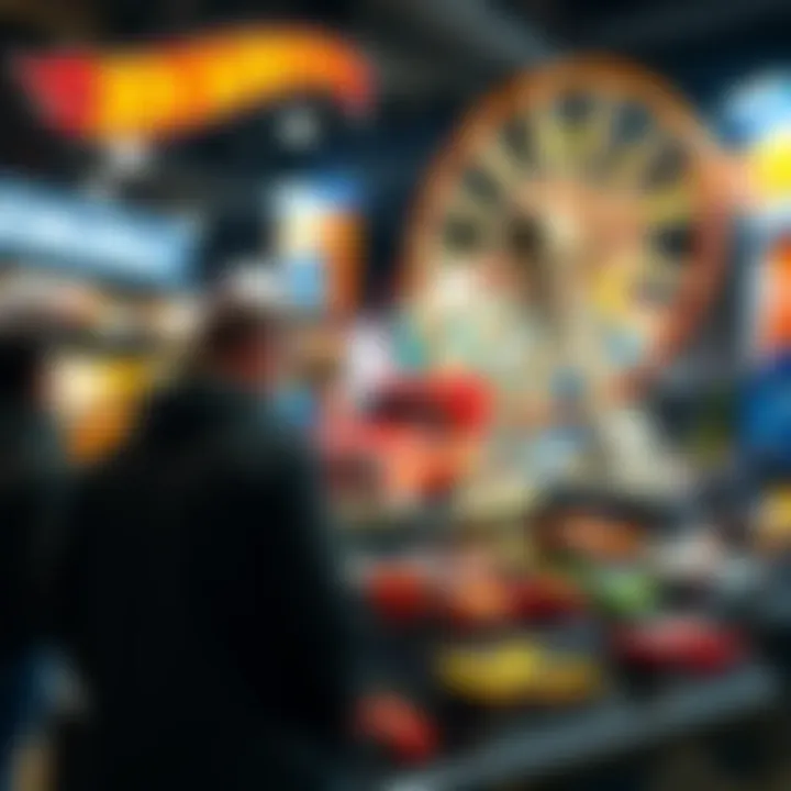 Hot Wheels collectors displaying their collection alongside the Wheel Tower