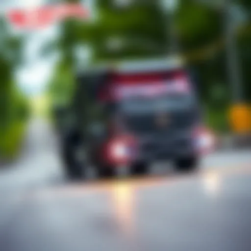 Dynamic Hot Wheels Mercedes Truck in action