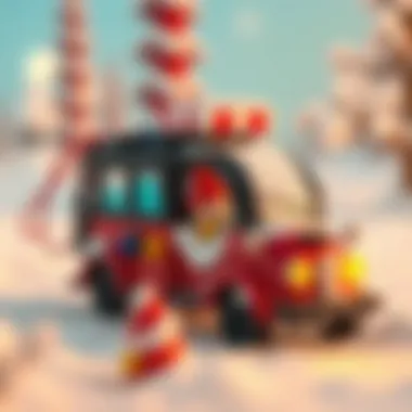 Creative Snowy Adventure Toy Designs Creative toy designs themed around a snowy ice cream adventure