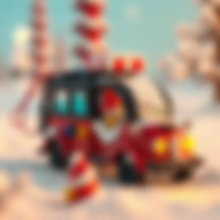 Creative Snowy Adventure Toy Designs Creative toy designs themed around a snowy ice cream adventure