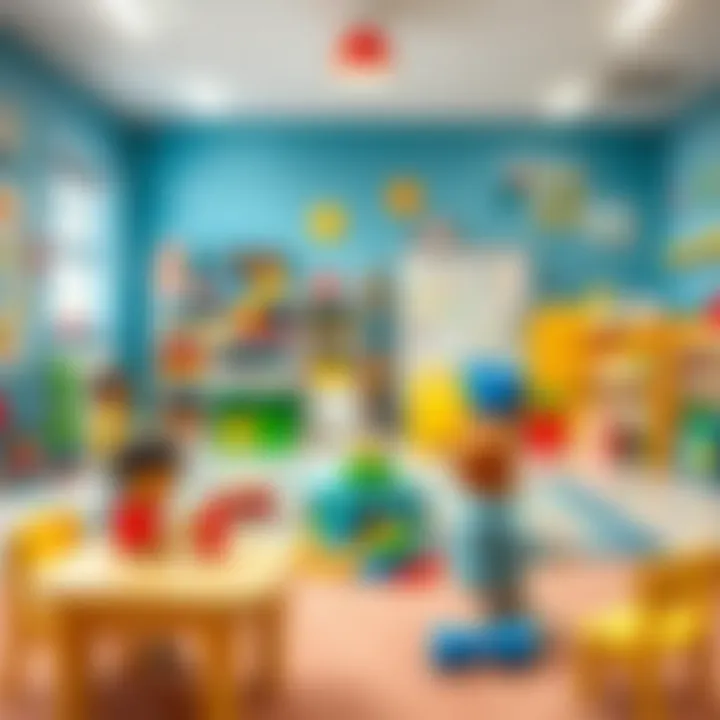 A well-structured preschool setting that fosters creativity and discovery through play.