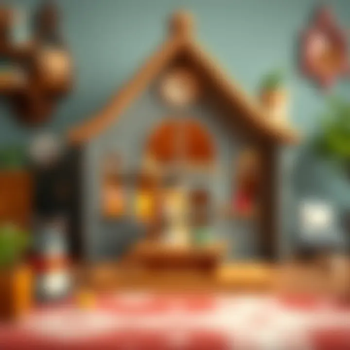 Elegant cat house design showcasing cozy interiors