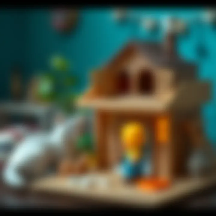 Selection of high-quality materials for cat house construction