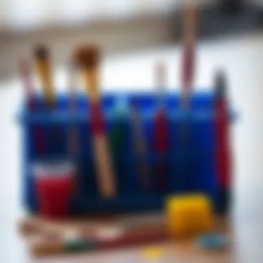 Essential Painting Tools for Kids Various painting tools suitable for young artists