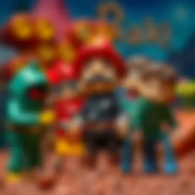 Character Dynamics in Kral Şakir A character analysis illustration featuring Kral Şakir and his friends.