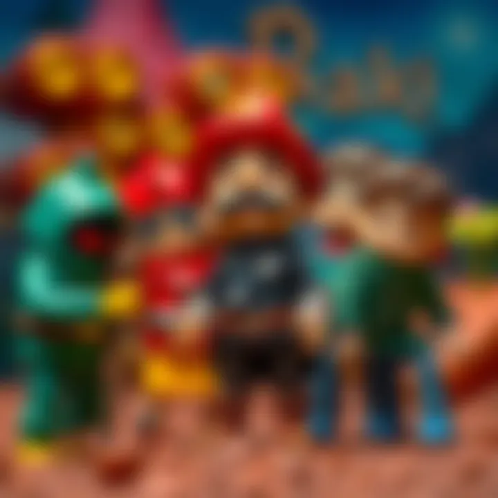 Character Dynamics in Kral Şakir A character analysis illustration featuring Kral Şakir and his friends.