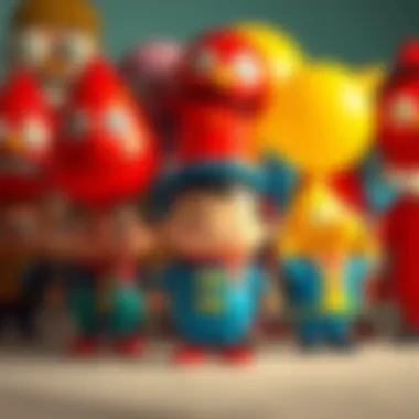 Fun Kral Şakir character balloons for kids