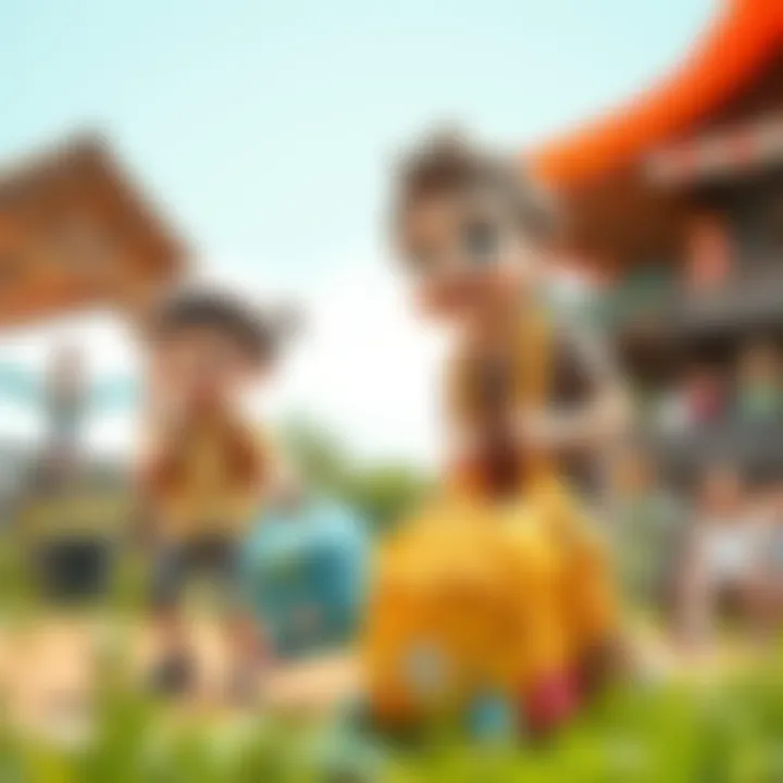 Children happily using Kral Şakir bags outdoors