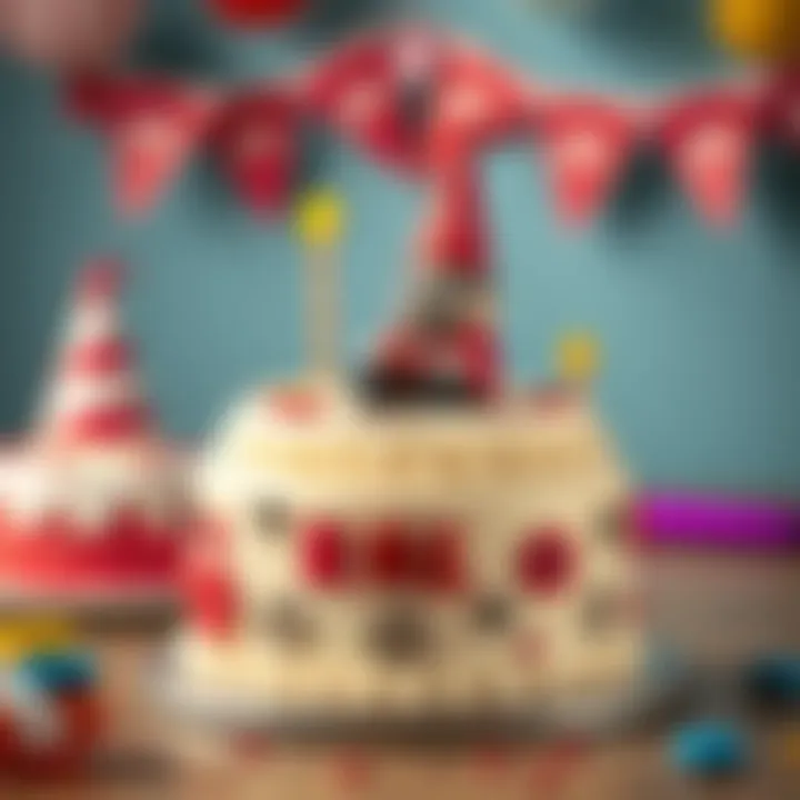 Kral Şakir themed birthday cake with fun designs