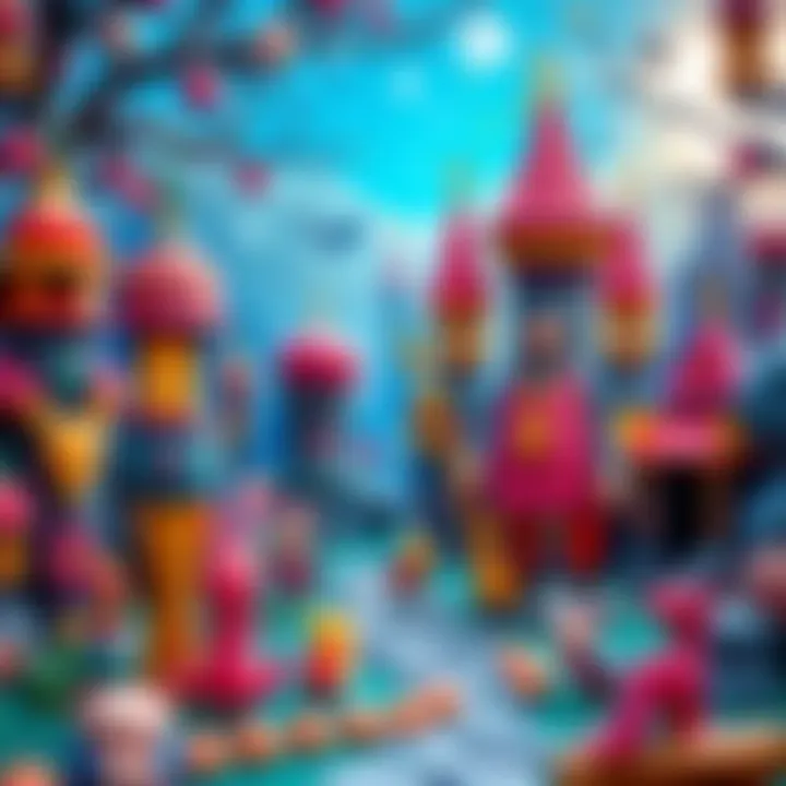 The Enchanting Realm of Kral Şakir A vibrant illustration showcasing the whimsical world of Kral Şakir.