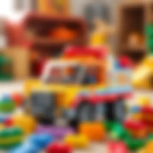 Colorful Lego Duplo Alphabet Truck with Blocks