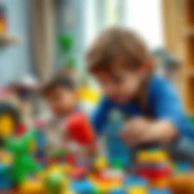 Children engaging with LEGO 60319, demonstrating creativity and interaction