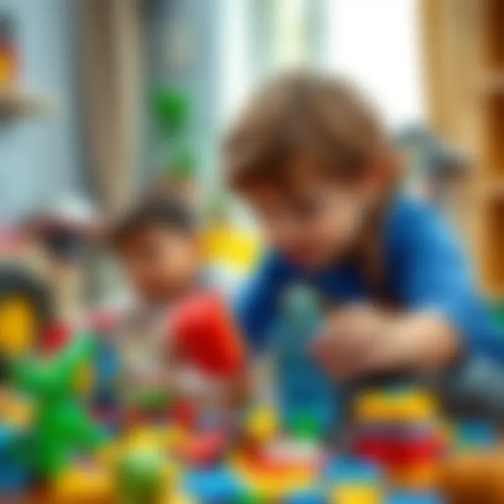 Children engaging with LEGO 60319, demonstrating creativity and interaction