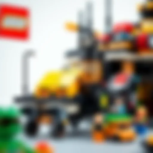 Detailed view of LEGO 60319 set showcasing its unique design elements