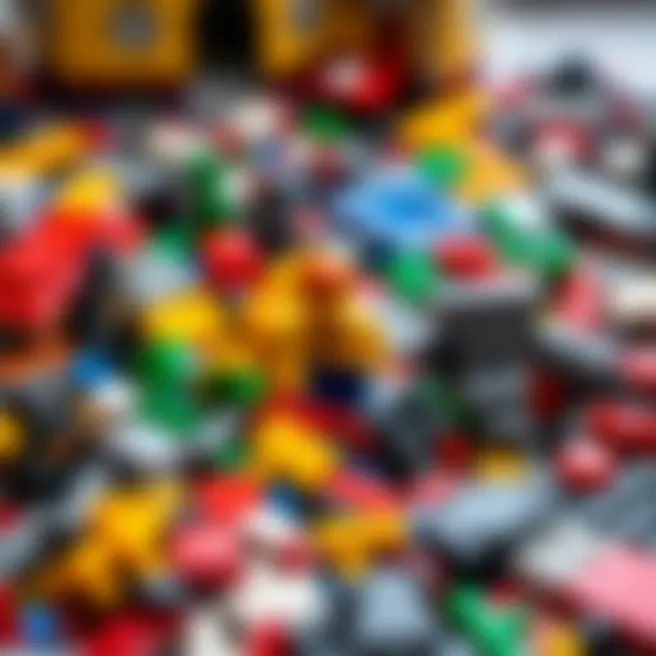 Close-up of LEGO 60319 pieces, highlighting their quality and craftsmanship