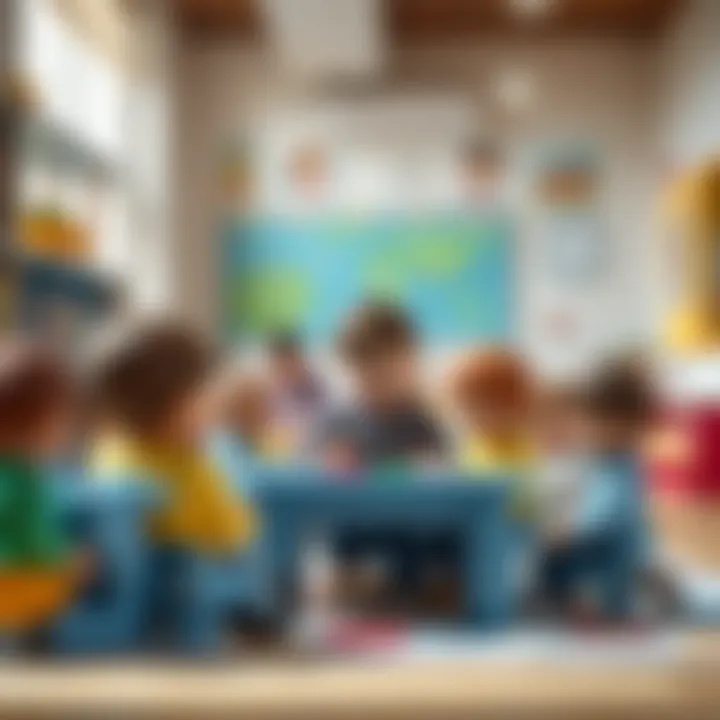 A nurturing classroom environment promoting social interaction among children