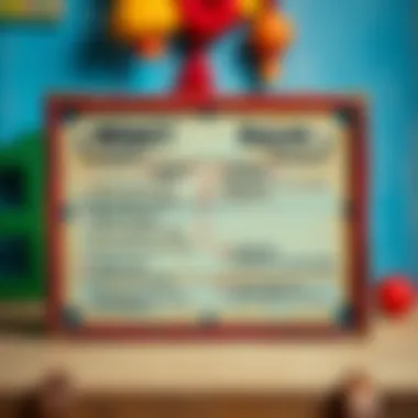 A painted wooden board displaying Misket Kapmaca rules