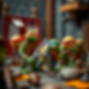 Problem-Solving Skills Demonstrated by Ninja Turtles Illustration of Ninja Turtles engaging in problem-solving