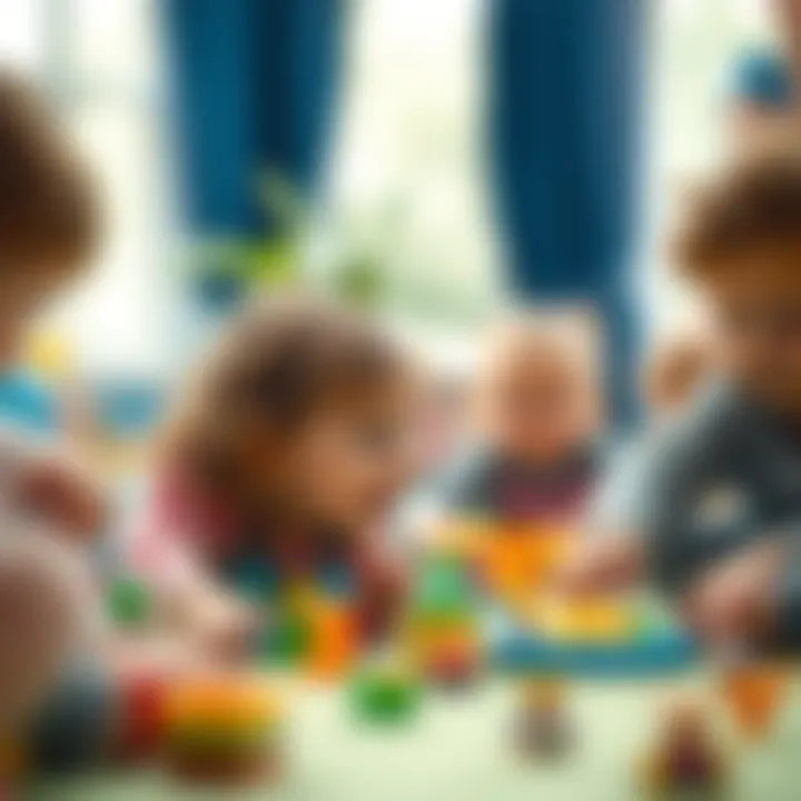 Children exploring their environment through play