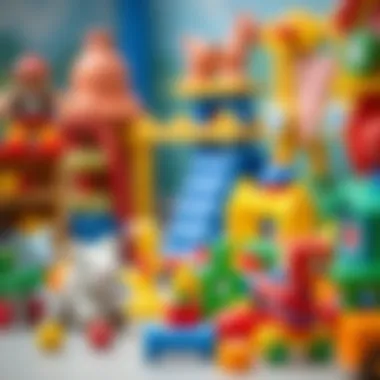 Parents selecting appropriate toys for children's development