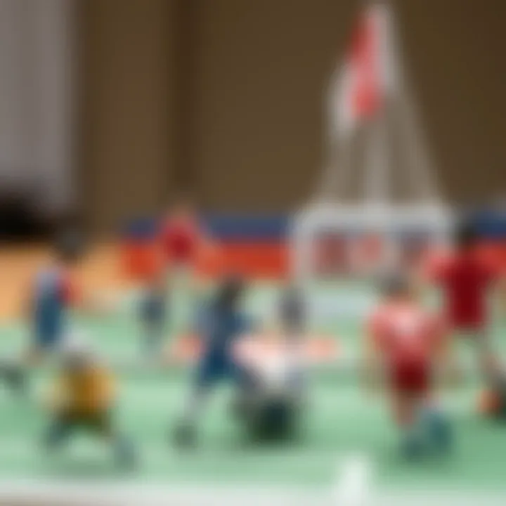 Strategic Gameplay Analysis Strategic moves on a finger football field