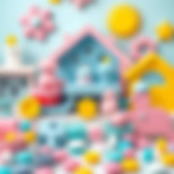 Vibrant Pastel Colors Vibrant pastel colors arranged in an artistic layout