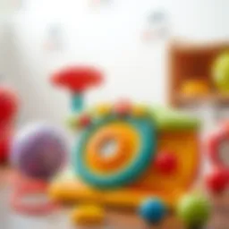 A vibrant and engaging musical toy designed for early childhood development.